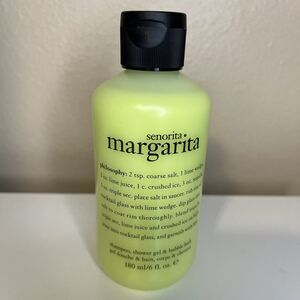 Philosophy SENORITA MARGARITA Shampoo Shower Gel Bubble Bath 6 oz/180mL New RARE